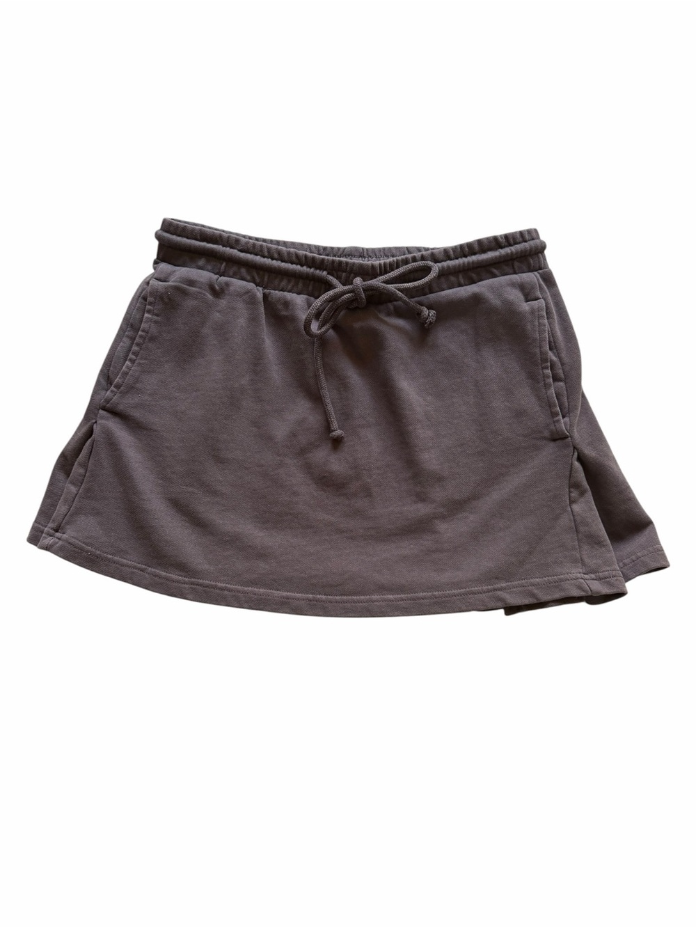 🌟Zara Drawstring Waist Skirt Athleisure Athletic Wear- Grey